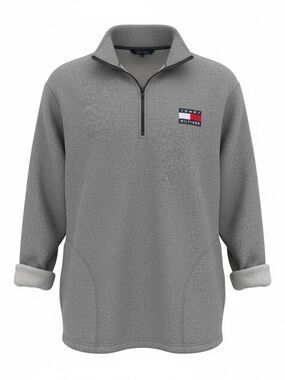 Tommy Hilfiger Zip up men’s XL long sleeve fleece pull over with pockets!